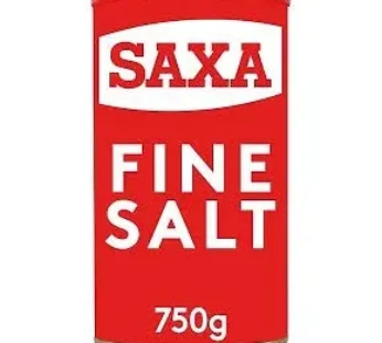 SAXA SALT FINE RED DRUMS 750G