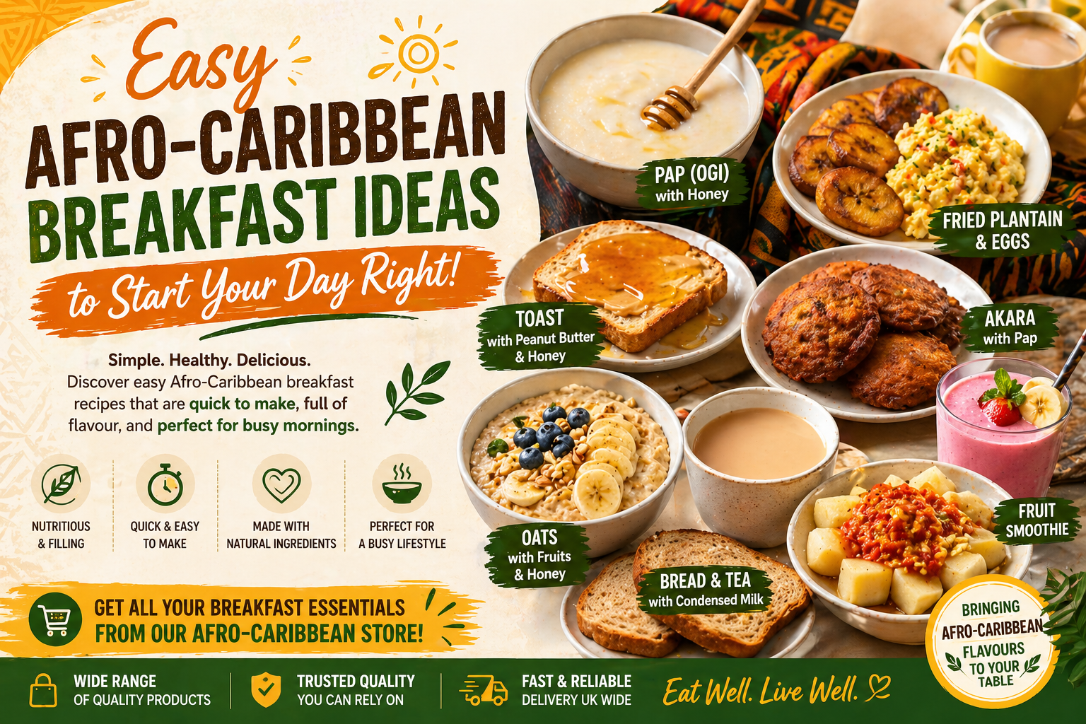 Easy Afro-Caribbean Breakfast Ideas to Start Your Day Right